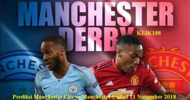 Manchester City vs Manchester United 11 November 2018